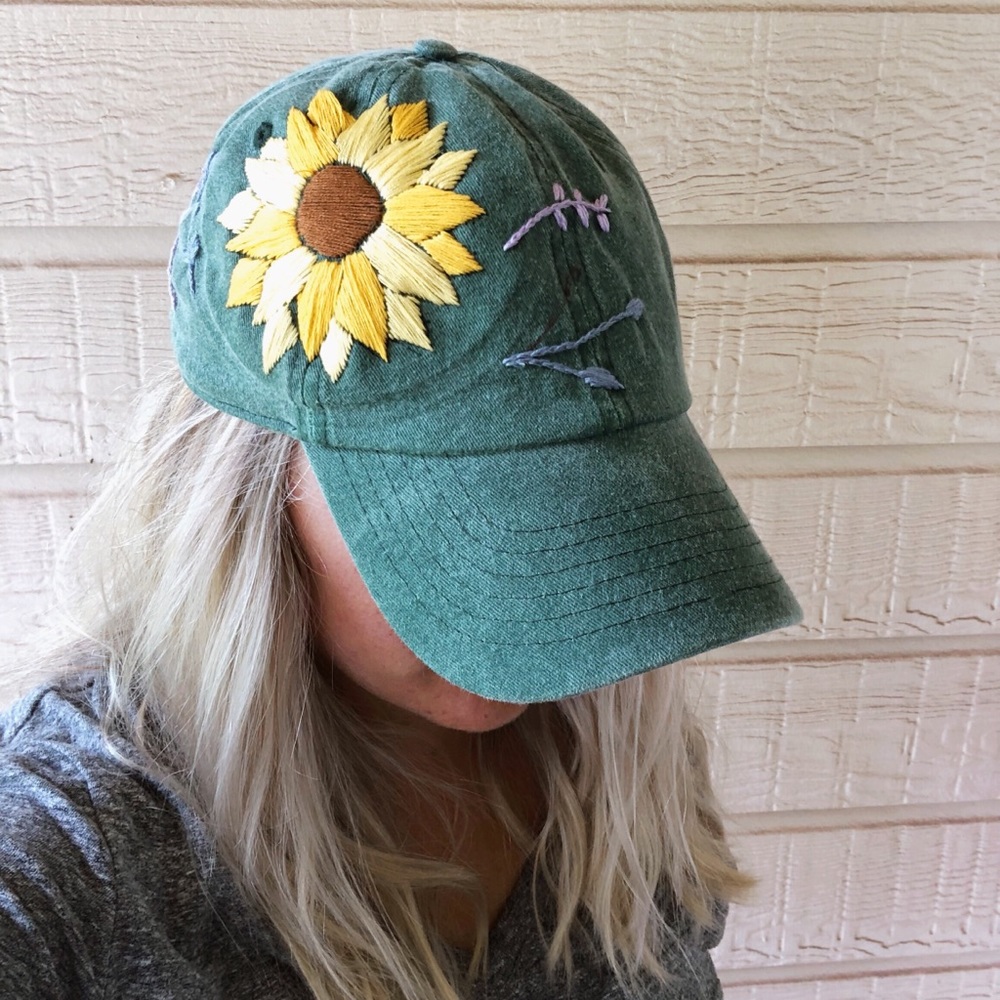 Embroidered baseball hat